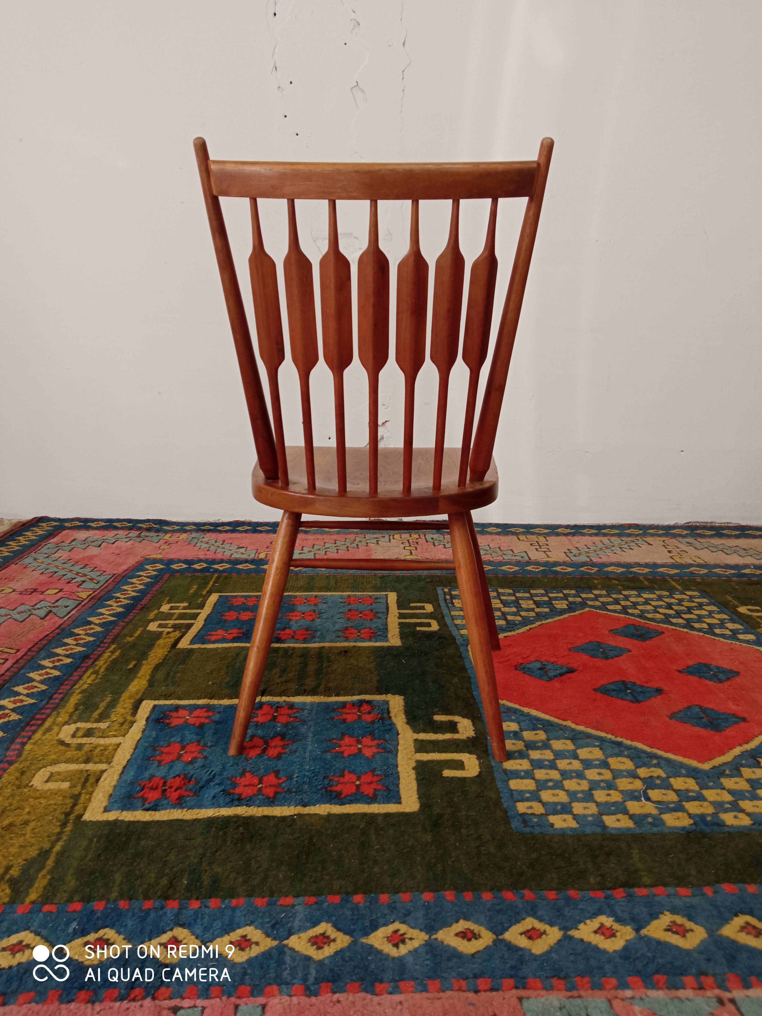 Kipp Stewart 50s walnut chairs for Drexel