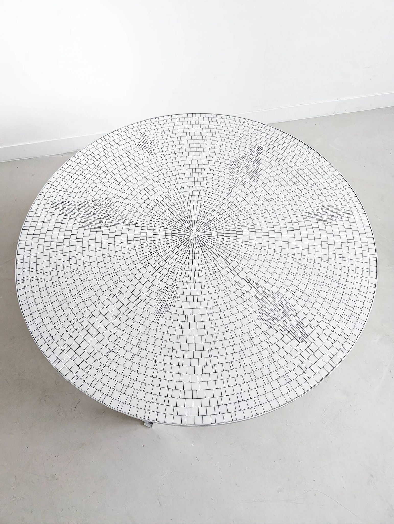 Table basse en mosaïque de Berthold Müller Oerlinghausen 1960