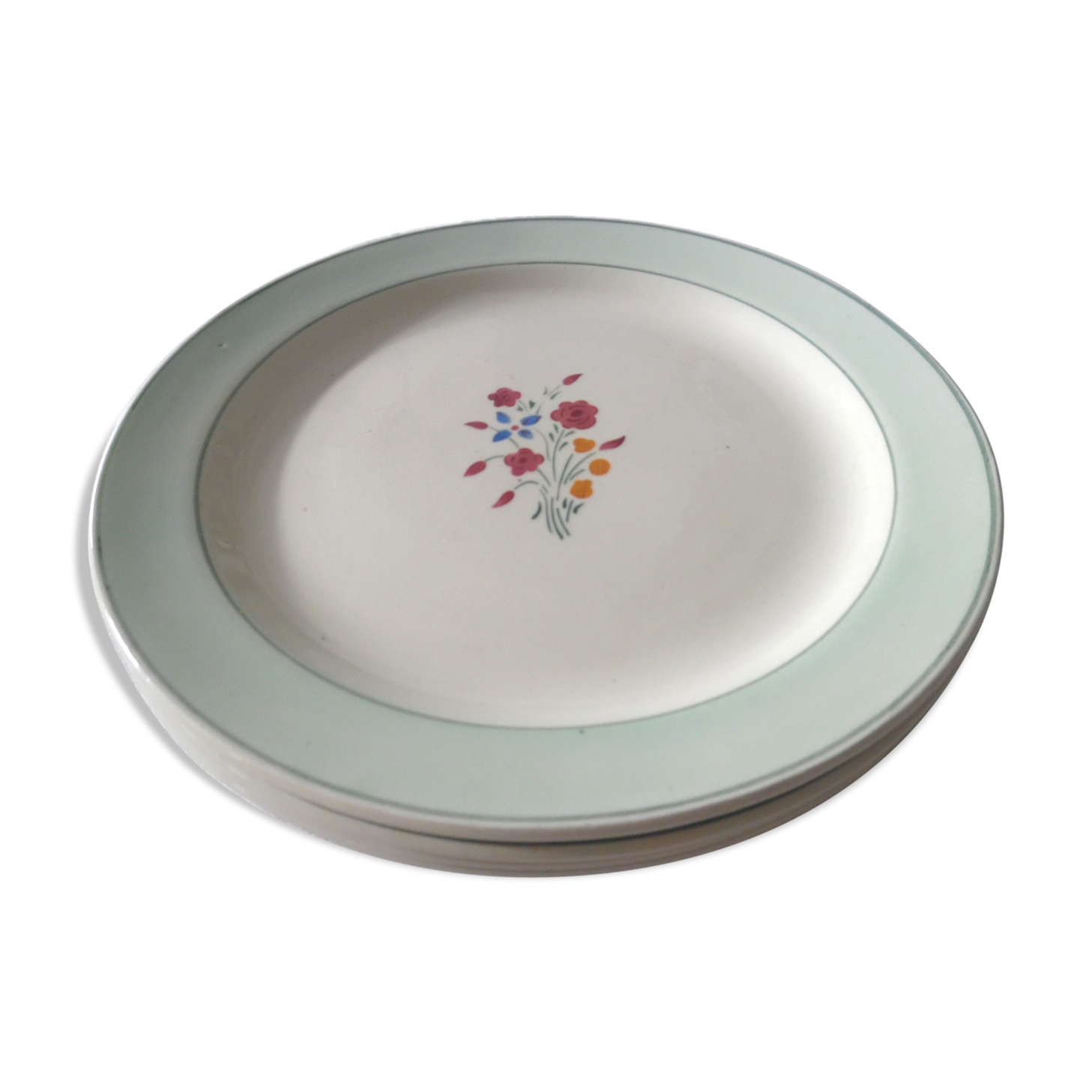 Ensemble de 4 assiettes plates HBCM