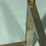 Peter Ghyczy glass coffee table with stainless steel frame Biri T29