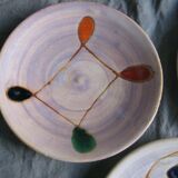 Lot of 3 faetic cups by Vallauris Marie Christine Treinen