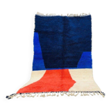 Handmade wool Berber carpet size 150 x 250 cm