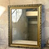 Antique mirror with gilded frame