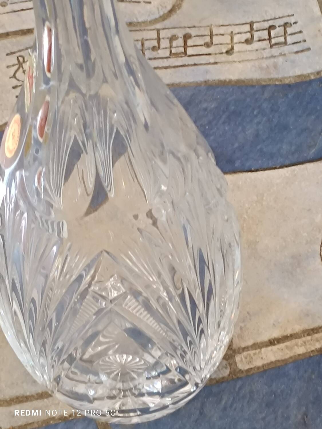 Nachtmann Germany crystal carafe and stopper