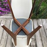 4 chaises en teck design 1960