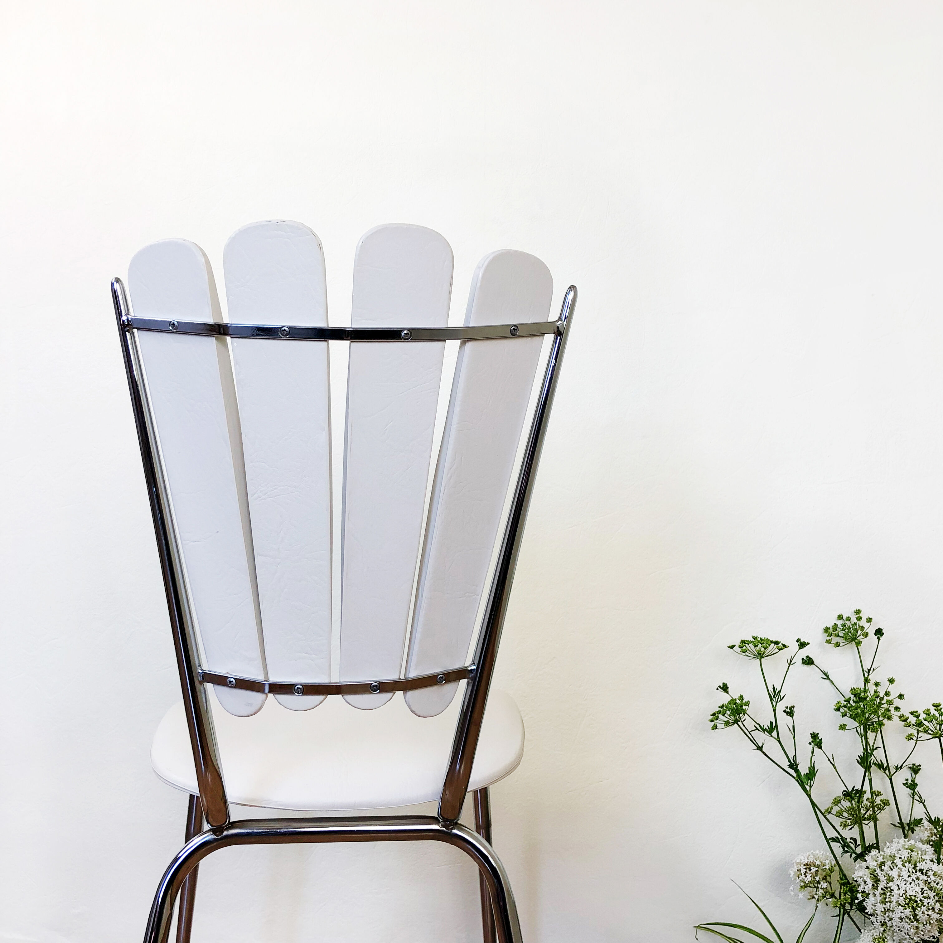 White skai chair
