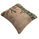 Housse de coussin de tapis turc vintage 45 x 45 cm