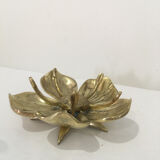 Brass flower ashtray