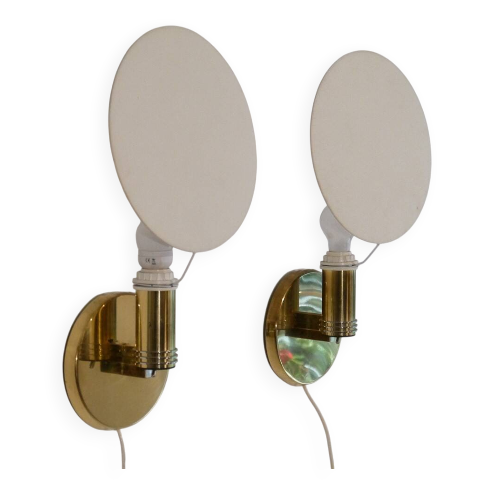 Pair of Scandinavian wall lights by Hovik, 1970s