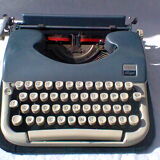 Typewriter Japy Script portable blue 50-60 years