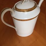 Service à café porcelaine de Limoges doré or fin A Lanternier