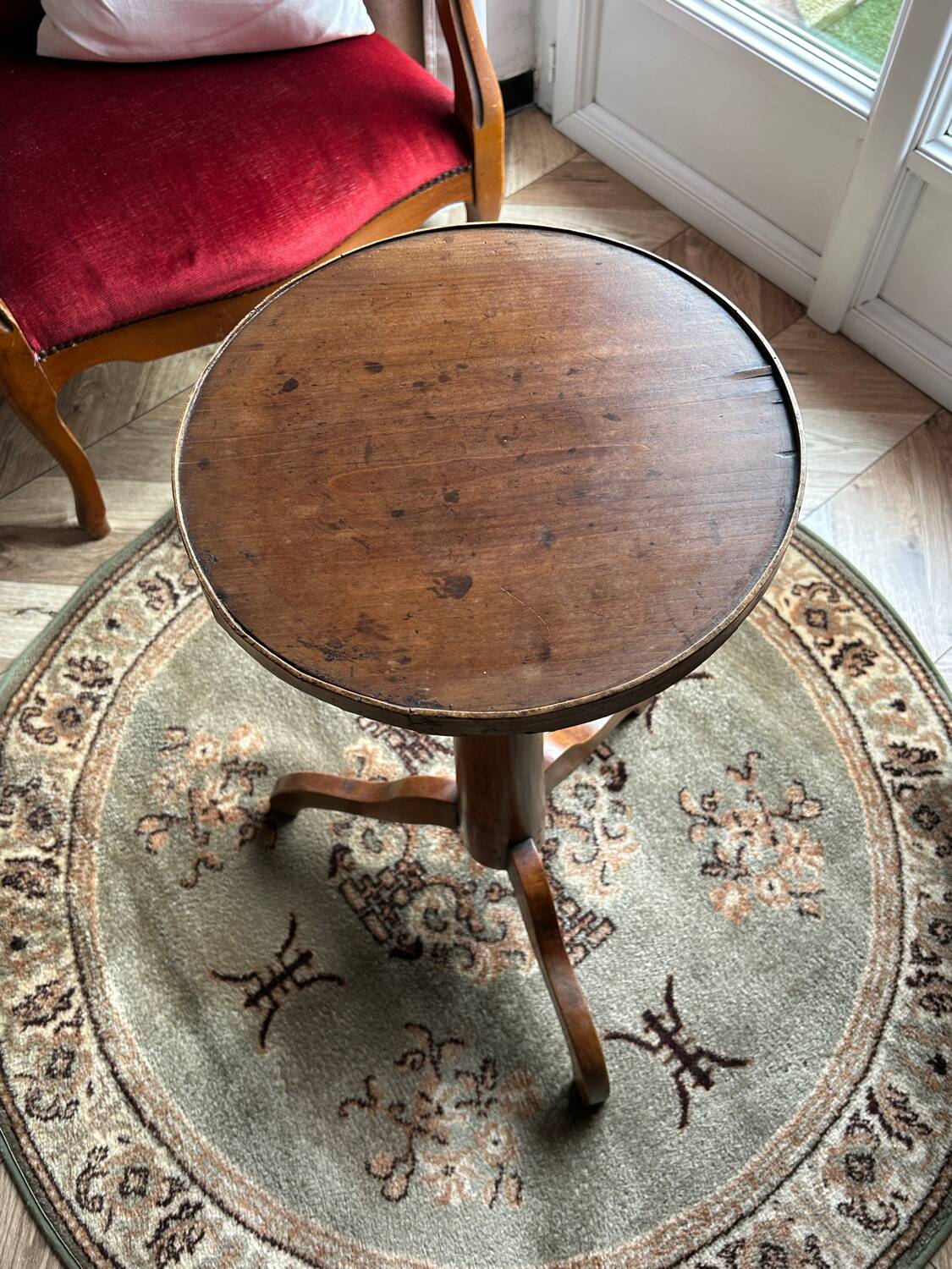 Old Empire period side table / stool