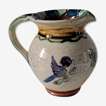 Pitcher glazed earth jug