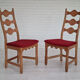 Paire de chaises par 1960
