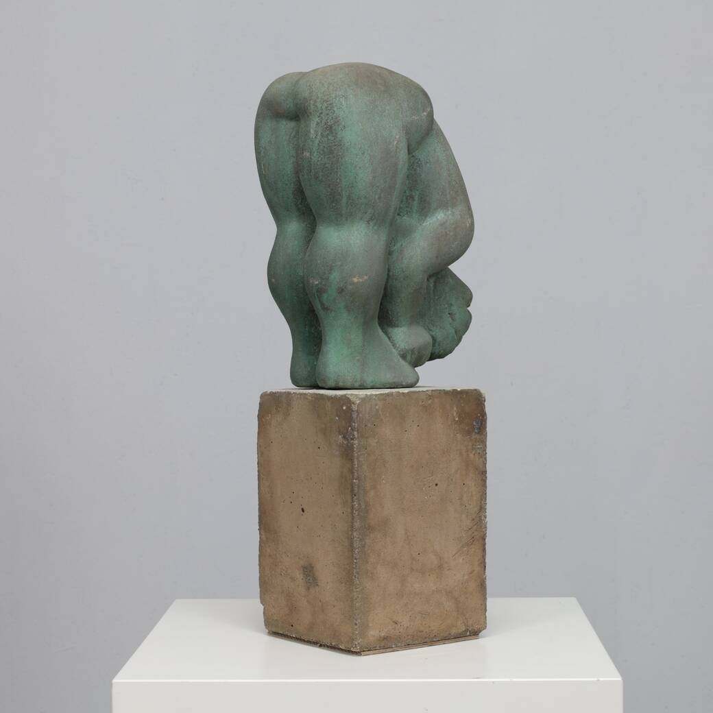 Figurative female sculpture by Francine Govers, 1990s