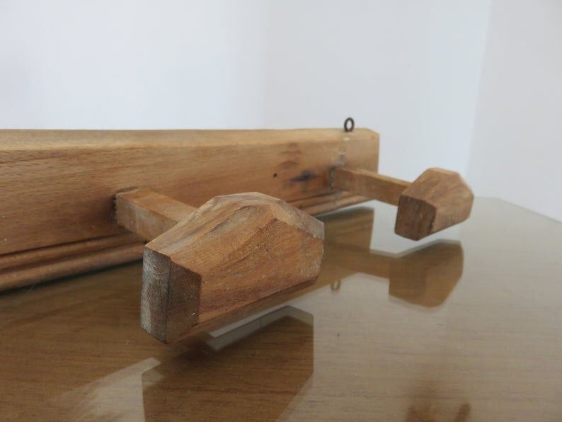 Wabi sabi coat rack 4 patères 40 50