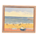 Original Swedish Oil on Canvas – "Day at the Beach" by Mona Starfelt – Signed – Dated 1989 – Framed