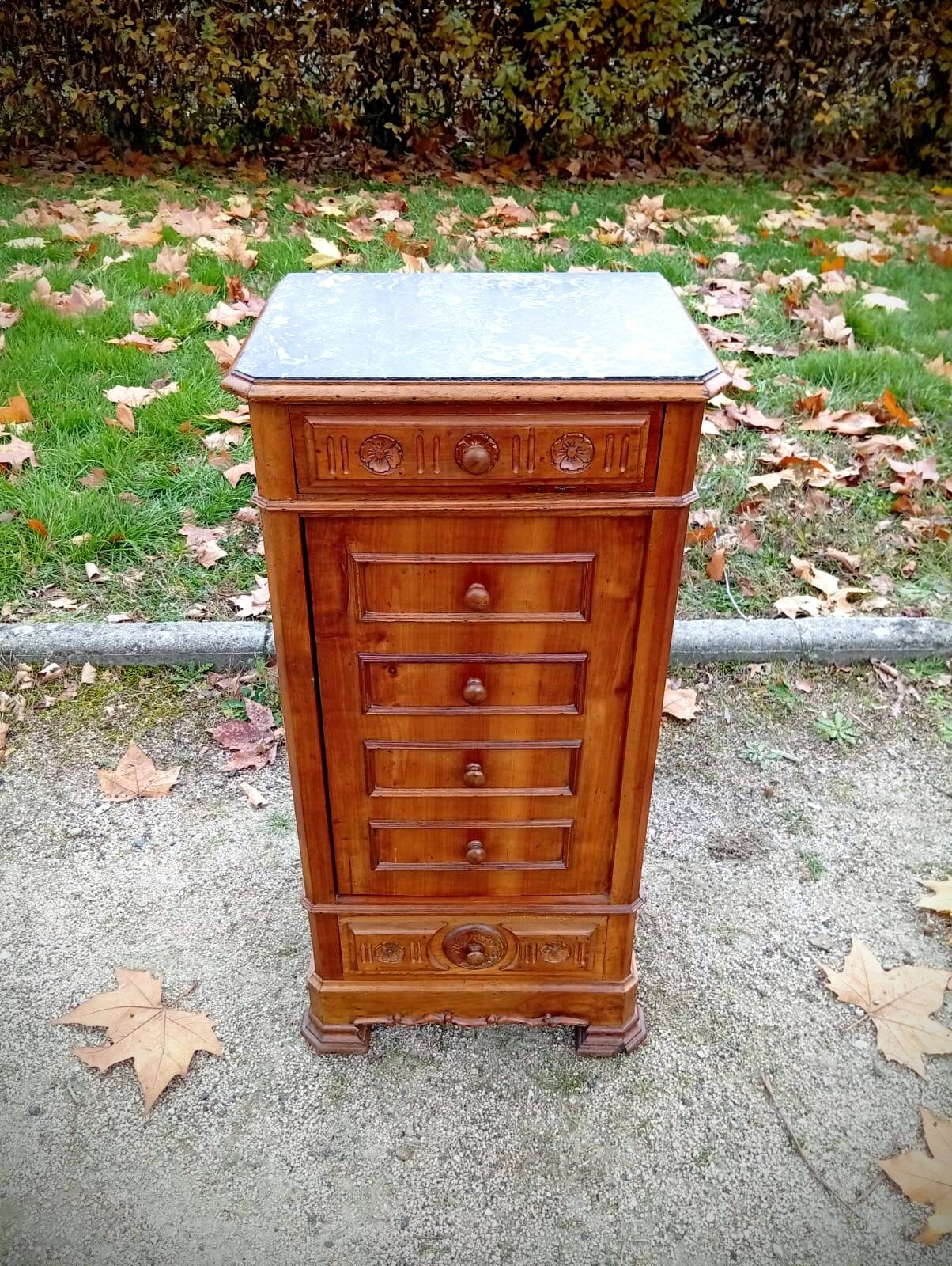 Antique bedside table