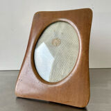 Cadre en bois dimensions 20 cm x 14,5 cm Verre convexe