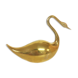 Swan solid brass, 1970
