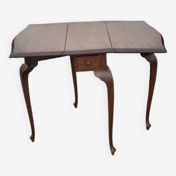 Mahogany Drop Leaf Side Table