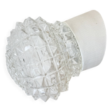 Vintage White Porcelain Wall Light, 1970s