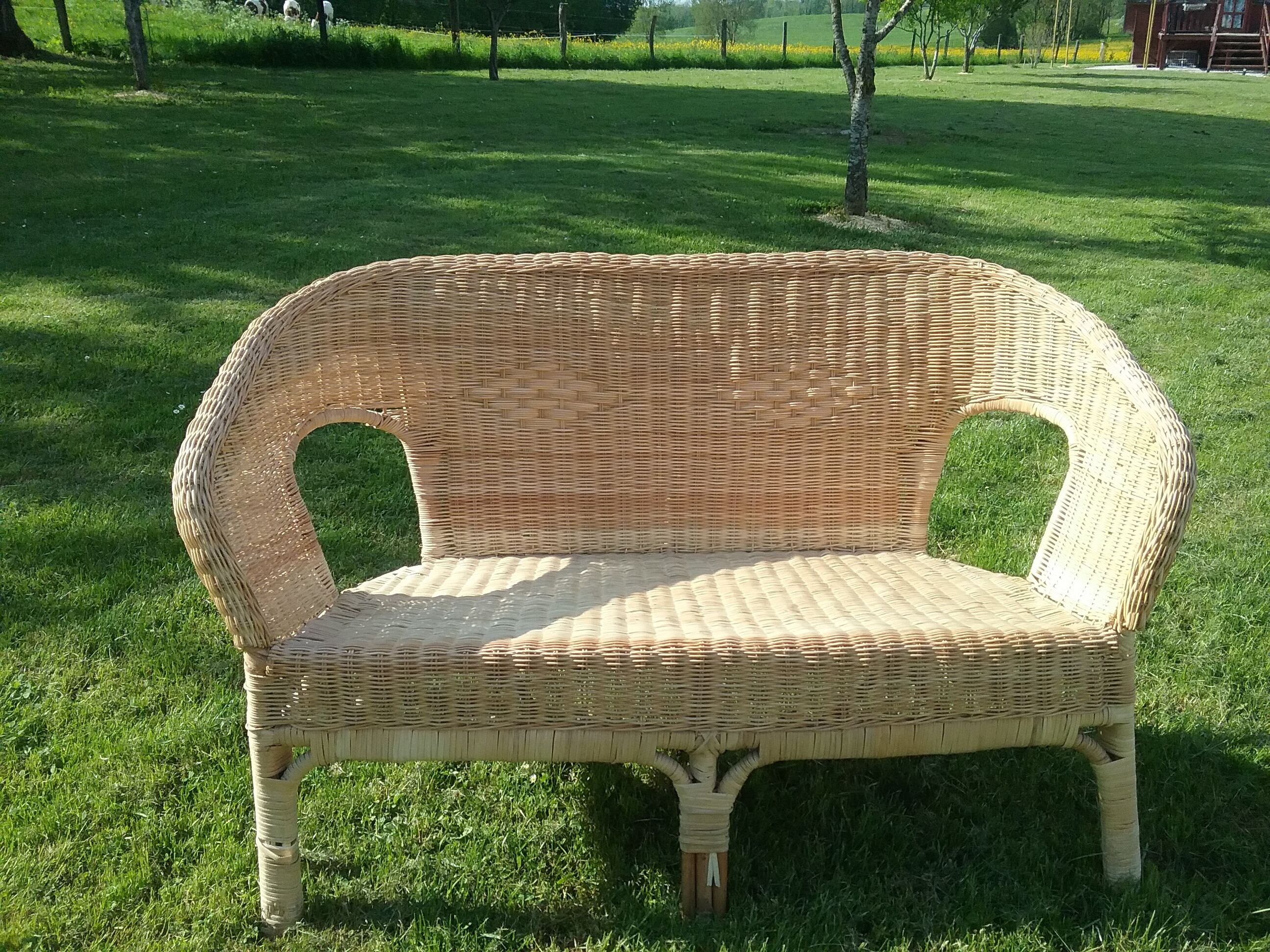 Rattan living room set