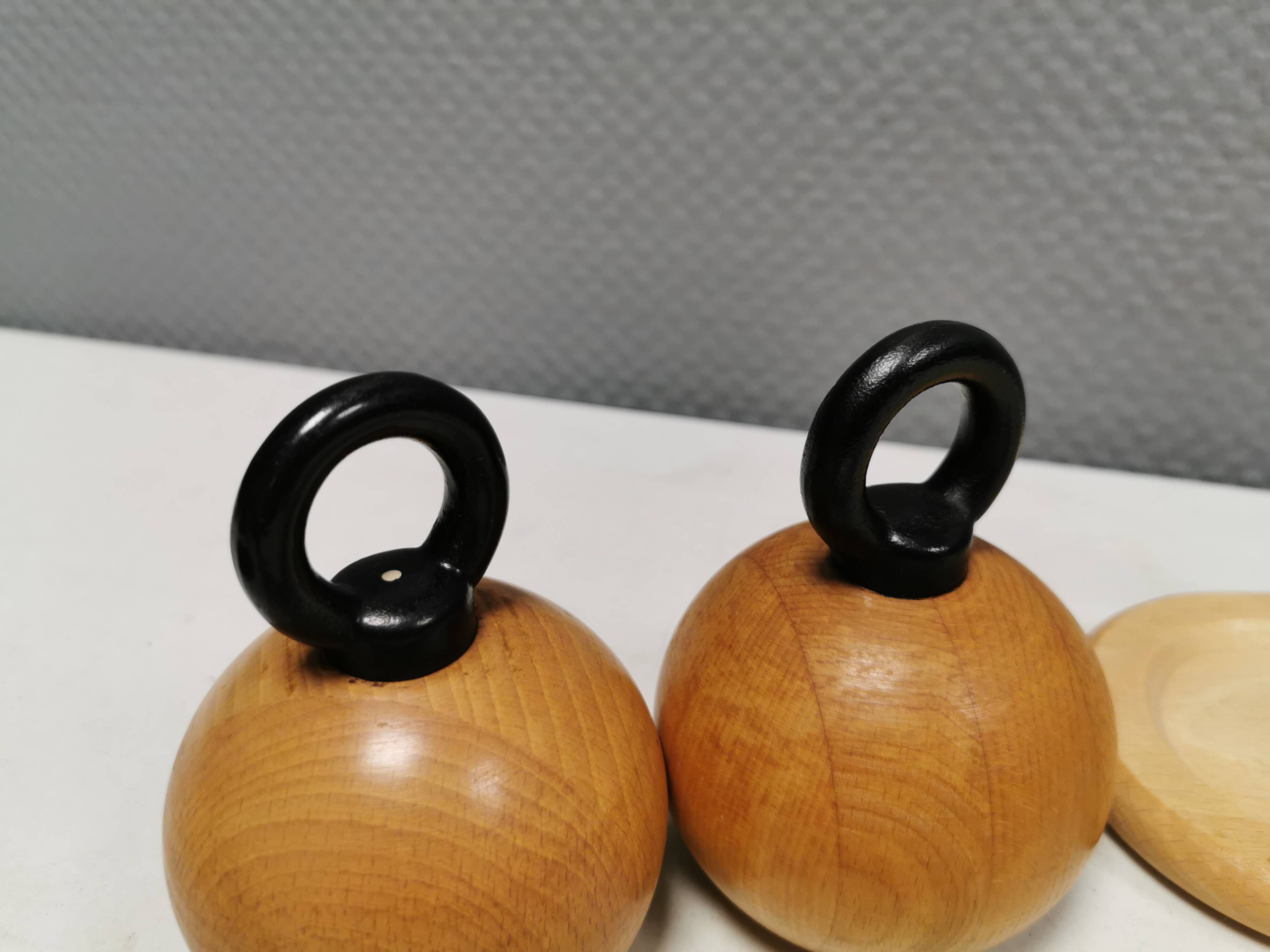 Pepper and salt grinders designed by jörgensen and nissen for bodum Denmark