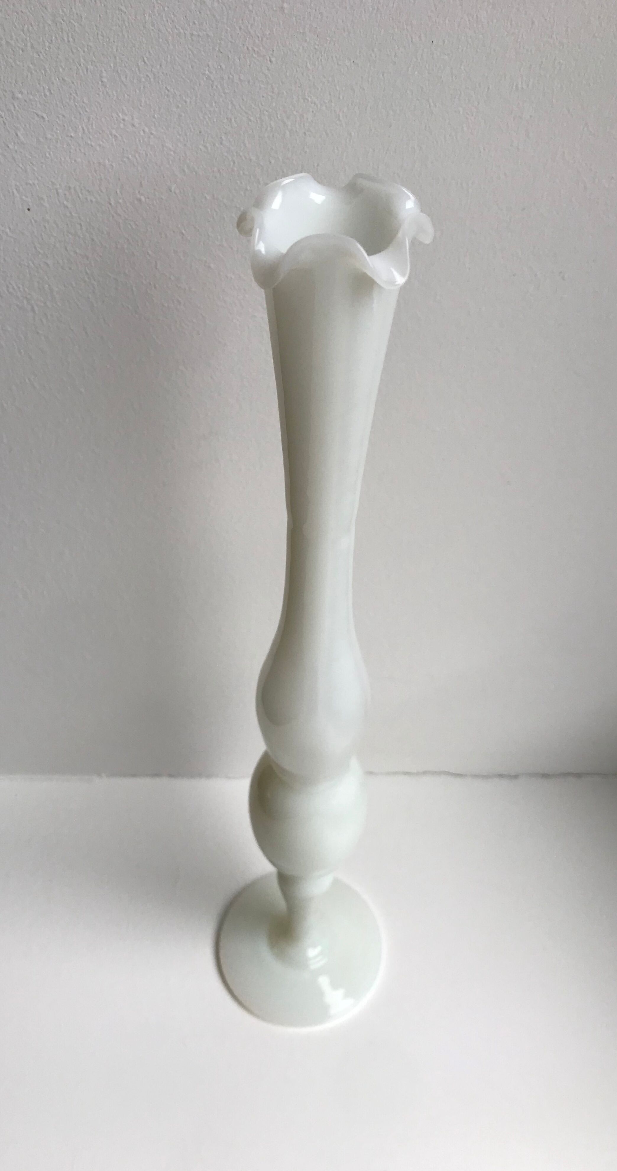 Old opaline soliflore vase early twentieth century
