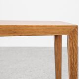 Midcentury Danish set of 3 side tables in oak by Severin Hansen for Haslev 1960s