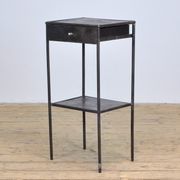 Steel hospital bedside cabinet, 1920's