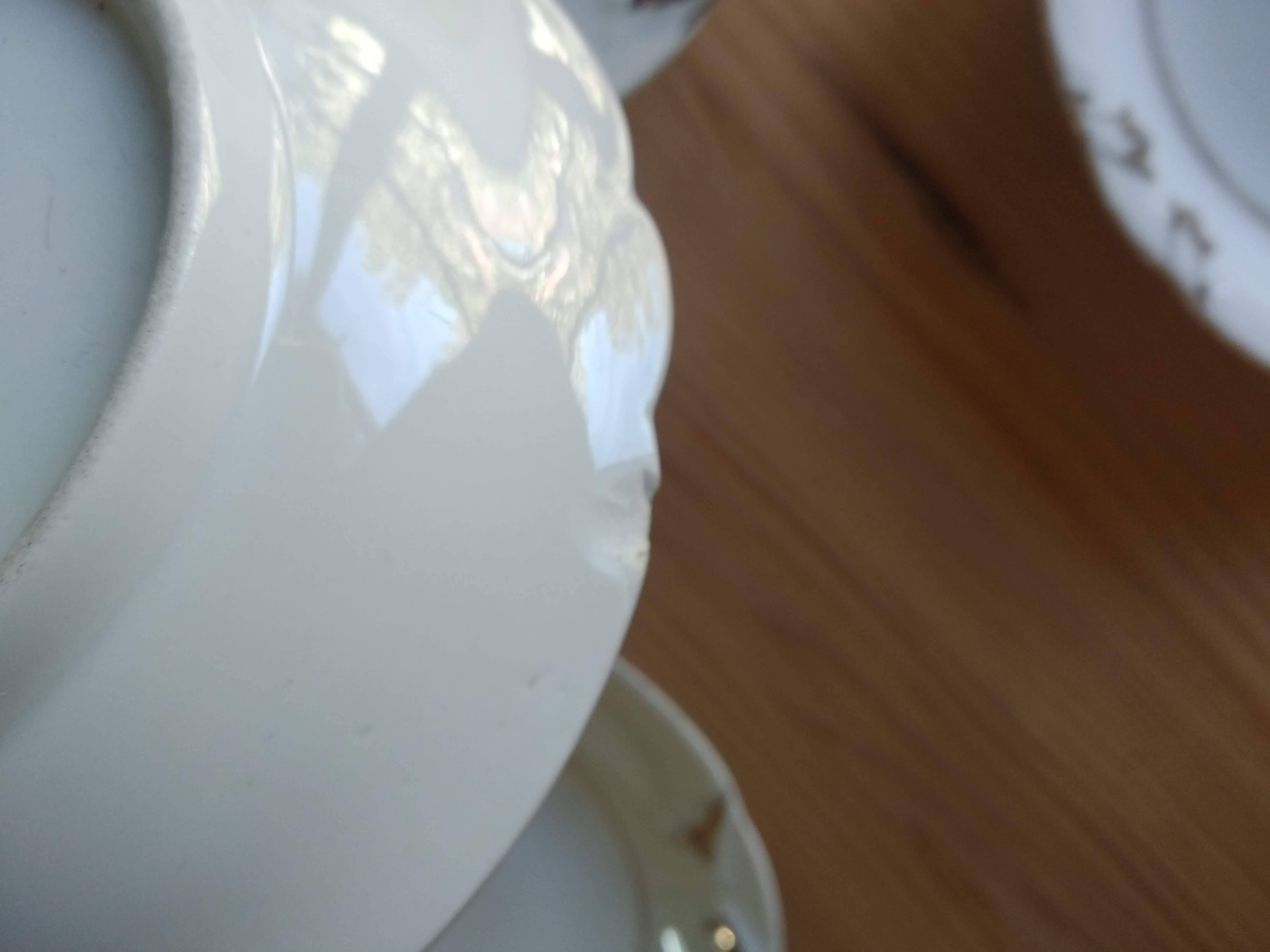 Coffee cups and sugar bowl, Old Paris Empire porcelain, Vve BARES