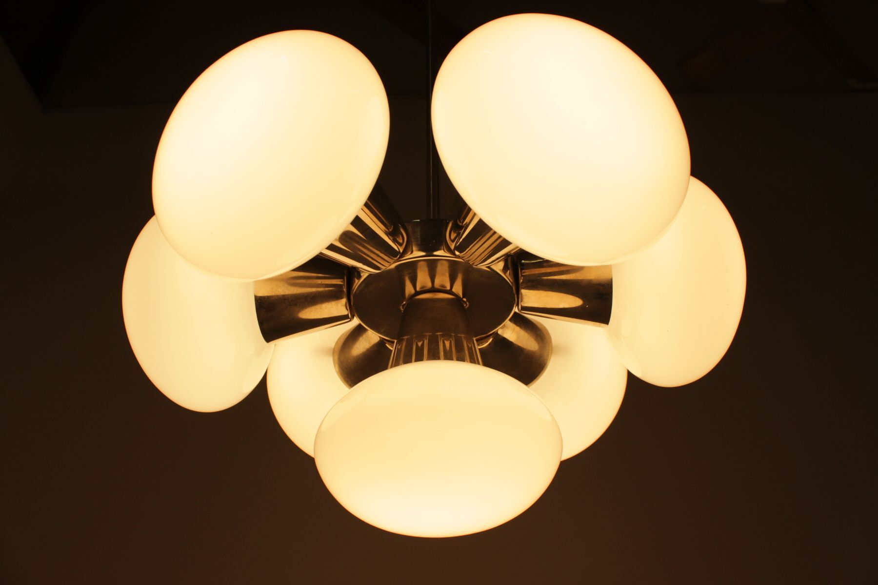 Chandelier Sputnik by Kamenický Šenov 1970 s