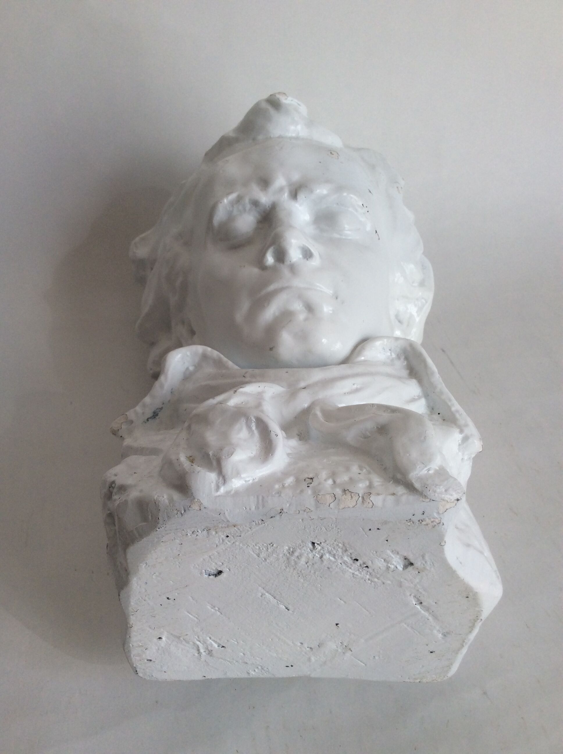 Beethoven bust in plaster