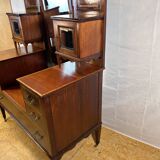 Edwardian Vintage Inlaid Console Hall Table / Dressing Table – 1900–1910