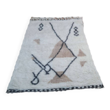 Handmade wool Berber rug 150 X 100 CM