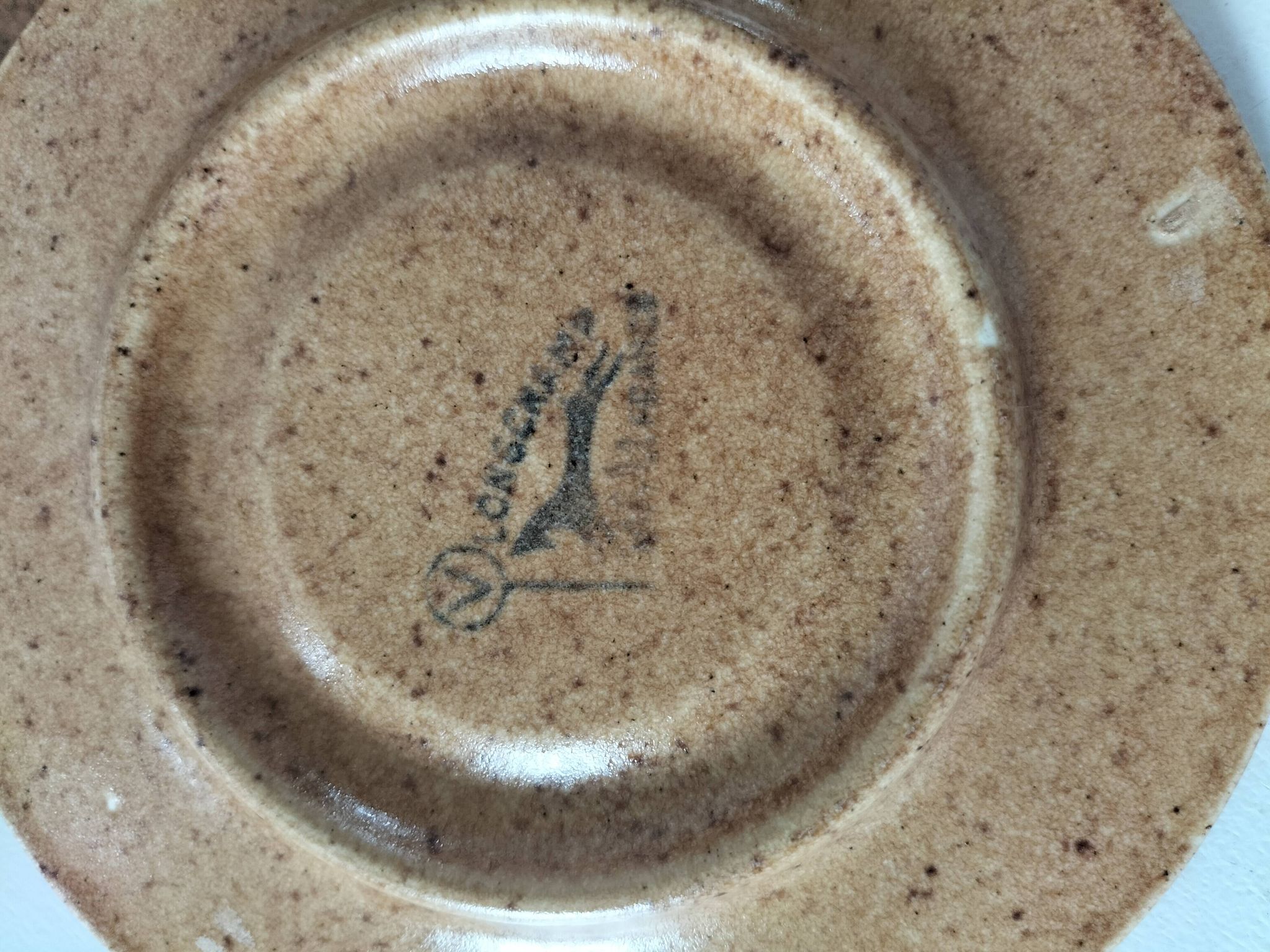 Set of 5 Longchamp France cups and 5 saucers in Japandi style