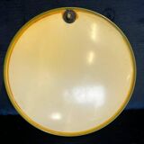 Miroir mural rond vintage vert citron