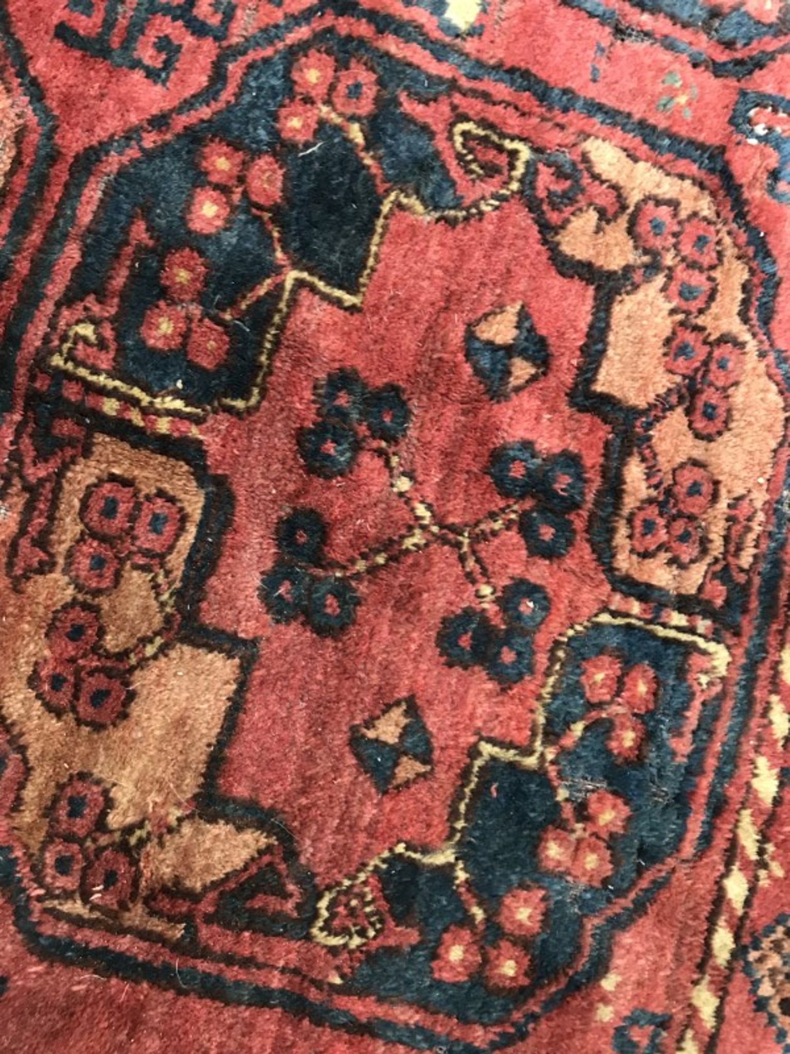 Carpet 19th century former Turkmen Ersari handmade 205 X 288 CM