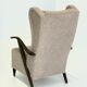 Melchiorre Bega armchair in beige bouclé