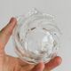 Small twisted glass vase, sleek modern design