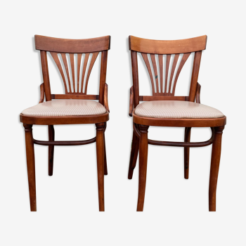 Pair of old bistro chairs