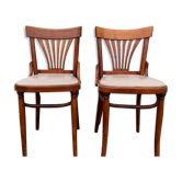 Pair of old bistro chairs