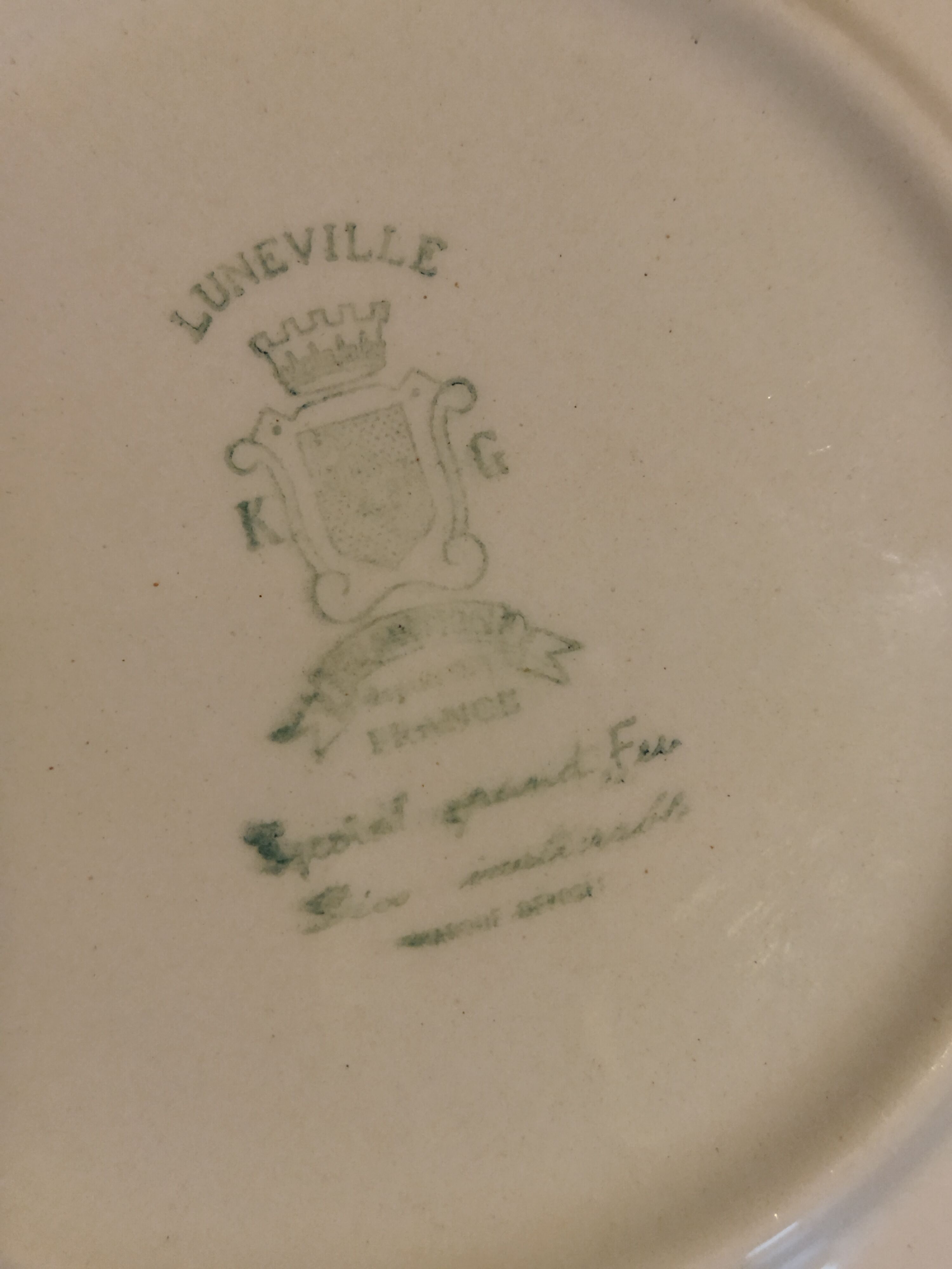 K&G Lunéville coffee cup "The Cottage"
