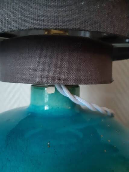 Art deco lamp by Charles Harva, circa 1930.