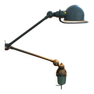 Lampe industrielle jieldé standard 2 bras par j_louis domecq vers 1960