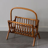 Wicker magazine rack