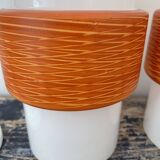 Pair of vintage suspensions electrified to nine