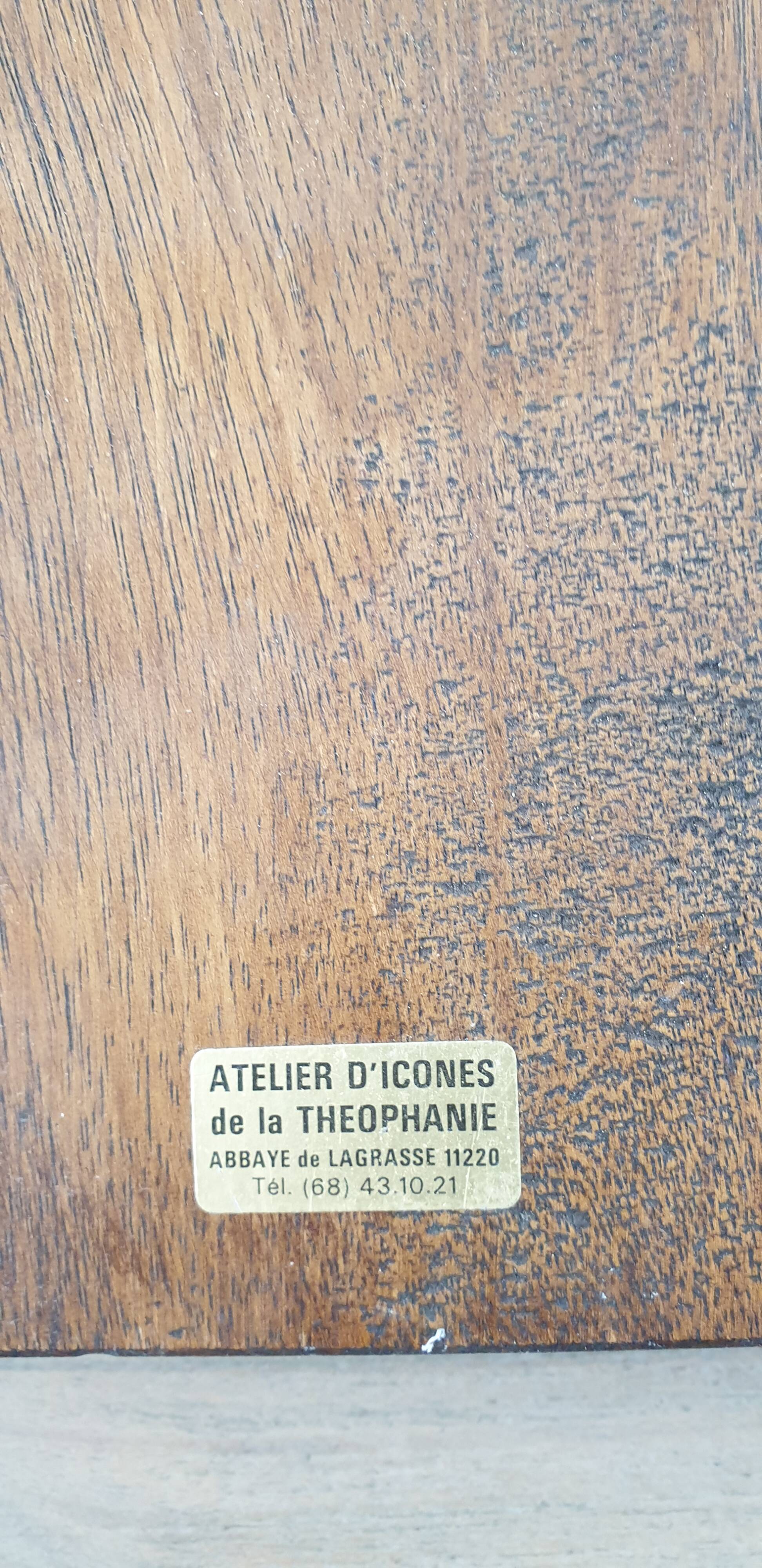 Wooden table icon Russian reproduction 17th century