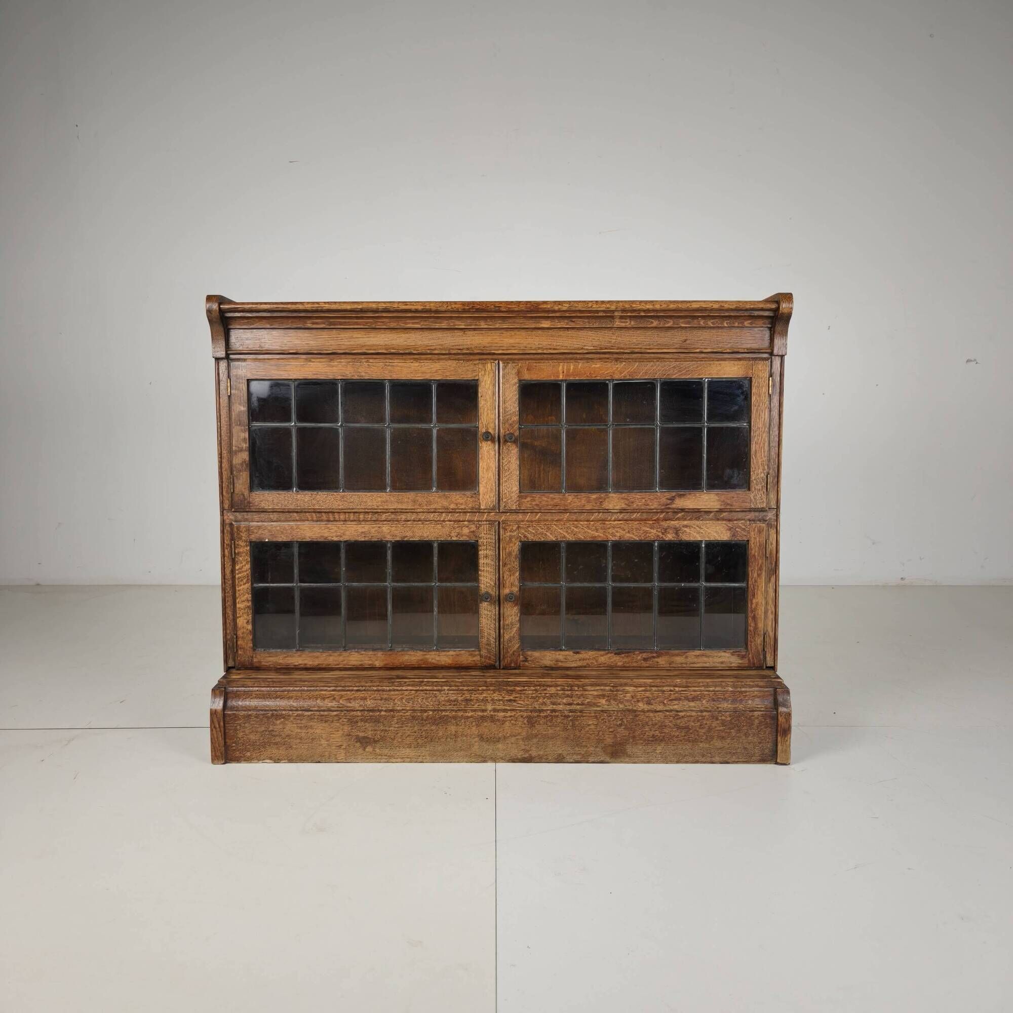 English Oak Bookcase by Minty Library Specialists, Oxford, 1920s